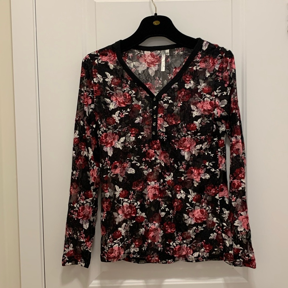 Brand new sheer Adiktd shirt